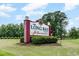Long Bay Club sign at entrance to golf course at 355 Foxtail Dr., Longs, SC 29568