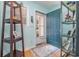 Inviting entryway with wood floors and built-in shelving at 6458 Sweet Gum Trail, Myrtle Beach, SC 29588