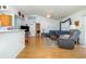 Spacious living room with hardwood floors and vaulted ceilings at 6458 Sweet Gum Trail, Myrtle Beach, SC 29588