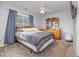 Bedroom with a double bed, dresser, and ceiling fan at 6458 Sweet Gum Trail, Myrtle Beach, SC 29588