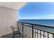 Balcony overlooking the beach and ocean at 1501 S Ocean Blvd. # 1235, Myrtle Beach, SC 29577