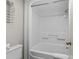 Clean bathroom with shower and tub at 1501 S Ocean Blvd. # 1235, Myrtle Beach, SC 29577