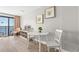 Living room with ocean view and seating at 1501 S Ocean Blvd. # 1235, Myrtle Beach, SC 29577