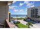 Balcony view of ocean, beach, and neighboring hotels at 202 75Th Ave N # 5706/5707, Myrtle Beach, SC 29572