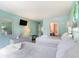 Bedroom with two double beds and ocean view at 202 75Th Ave N # 5706/5707, Myrtle Beach, SC 29572
