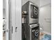 Stackable washer and dryer in laundry room at 6001 - 1864A S Kings Hwy., Myrtle Beach, SC 29575