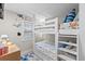 Bedroom with a bunk bed, ocean-themed decor at 6001 - 1864A S Kings Hwy., Myrtle Beach, SC 29575