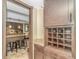 Built-in wine rack and cabinetry in kitchen area at 201 74Th Ave. N # 1002, Myrtle Beach, SC 29572