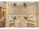 Spacious shower with multiple shower heads and tiled walls at 201 74Th Ave. N # 1002, Myrtle Beach, SC 29572