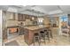 Modern kitchen with granite countertops and stainless steel appliances at 201 74Th Ave. N # 1002, Myrtle Beach, SC 29572