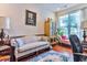 Home office with hardwood floors, comfortable seating, and large window at 3412 Westminster Dr., Myrtle Beach, SC 29588