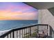 Oceanfront balcony with sunset view at 2401 Ocean Blvd. S # 1062, Myrtle Beach, SC 29577