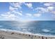 Aerial view of the beach and ocean on a sunny day at 2401 Ocean Blvd. S # 1062, Myrtle Beach, SC 29577