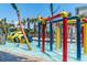 Community waterpark with a playful submarine and colorful water features at 2401 Ocean Blvd. S # 1062, Myrtle Beach, SC 29577