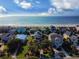 Oceanfront property view, showing beach and houses at 758 Parker Dr., Pawleys Island, SC 29585