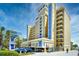 Holiday Pavilion building showcasing its architectural design and beachfront location at 1200 N Ocean Blvd. # 308, Myrtle Beach, SC 29577