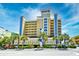 Holiday Pavilion oceanfront resort, featuring multiple stories and a welcoming entrance at 1200 N Ocean Blvd. # 308, Myrtle Beach, SC 29577