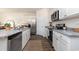 Modern kitchen featuring stainless steel appliances and granite countertops at 573 Duvall St., Longs, SC 29568