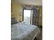 Bedroom with king bed and ocean view at 7100 N Ocean Blvd. # 523, Myrtle Beach, SC 29572