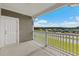 Private balcony with exterior access and distant views at 124 South Shore Blvd. # 303, Longs, SC 29568