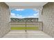 Spacious balcony overlooking a new home development at 124 South Shore Blvd. # 303, Longs, SC 29568