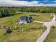 Aerial view showing house, pool, and large lot at 250 Samuel Rd., Loris, SC 29569