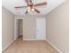 Spacious bedroom with ceiling fan and walk-in closet at 238 Sea Turtle Dr., Myrtle Beach, SC 29588