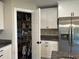 Well-organized pantry with ample shelving for food storage at 1884 Mount Zion Rd., Loris, SC 29569
