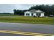 White house with teal door and a spacious yard at 1884 Mount Zion Rd., Loris, SC 29569