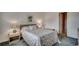 Cozy bedroom with double bed, nightstands, and window at 4103 Pinehurst Circle # Bb-11, Little River, SC 29566