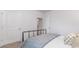 Bedroom with metal bed frame, carpet and view of hallway at 211 Hadley Springs Ave, Longs, SC 29568