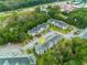 Aerial view highlighting building location near roadway at 146 Scotch Broom Dr. # P-204, Little River, SC 29566