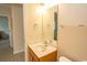 Simple bathroom with vanity and mirror at 5810 Longwood Dr. # 14-304, Murrells Inlet, SC 29576