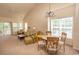 Bright dining area with a round table and four chairs at 5810 Longwood Dr. # 14-304, Murrells Inlet, SC 29576