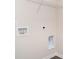 Laundry room with shelving and hookups for washer/dryer at 580 Duvall St., Longs, SC 29568