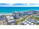 Aerial view showcasing oceanfront resort and its surroundings at 210 75Th Ave. N # 4045, Myrtle Beach, SC 29572