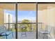 Relaxing balcony with partial ocean view and seating at 210 75Th Ave. N # 4045, Myrtle Beach, SC 29572