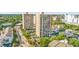 Aerial view of the condo building and surrounding area at 210 75Th Ave. N # 4045, Myrtle Beach, SC 29572