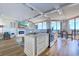 Modern kitchen with granite countertops and stainless steel appliances at 9650 Shore Dr. # 902, Myrtle Beach, SC 29572
