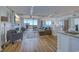 Bright living room with hardwood floors and ocean view at 9650 Shore Dr. # 902, Myrtle Beach, SC 29572