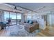 Spacious living room with ocean view and comfortable seating at 9650 Shore Dr. # 902, Myrtle Beach, SC 29572