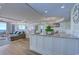Modern kitchen with white cabinets and granite countertops at 9650 Shore Dr. # 902, Myrtle Beach, SC 29572