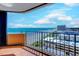 Balcony with ocean view and a tiled floor at 9650 Shore Dr. # 902, Myrtle Beach, SC 29572