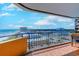 Spacious balcony boasting panoramic ocean and beach views at 9650 Shore Dr. # 902, Myrtle Beach, SC 29572
