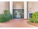 Main entrance to building with landscaping and convenient access at 2500 N Ocean Blvd. # 605, Myrtle Beach, SC 29577