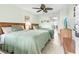 Bedroom with two double beds and ocean view at 2500 N Ocean Blvd. # 605, Myrtle Beach, SC 29577