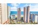 Oceanfront twin towers with parking and surrounding buildings at 2500 N Ocean Blvd. # 605, Myrtle Beach, SC 29577