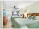 Bedroom with two double beds and ocean view at 2500 N Ocean Blvd. # 605, Myrtle Beach, SC 29577