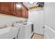 Convenient laundry room with washer, dryer, and extra storage at 249 Venice Way # 3-201, Myrtle Beach, SC 29577