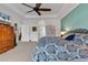 Main bedroom with king bed and access to other rooms at 249 Venice Way # 3-201, Myrtle Beach, SC 29577